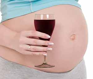 Har du fået en søn og drukket under graviditeten, så skal du ikke undre dig over manglen på børnebørn.